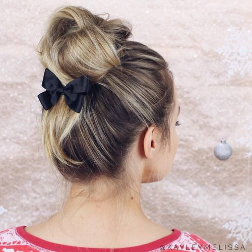 High Messy Bun