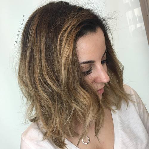 Subtle Balayage For Brown Hair