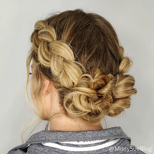 Double Dutch Low Bun