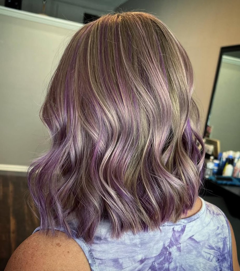 40 Versatile Ideas Of Purple Highlights To Complement Your Tone 40 Versatile Ideas Of Purple Highlights To Complement Your Tone