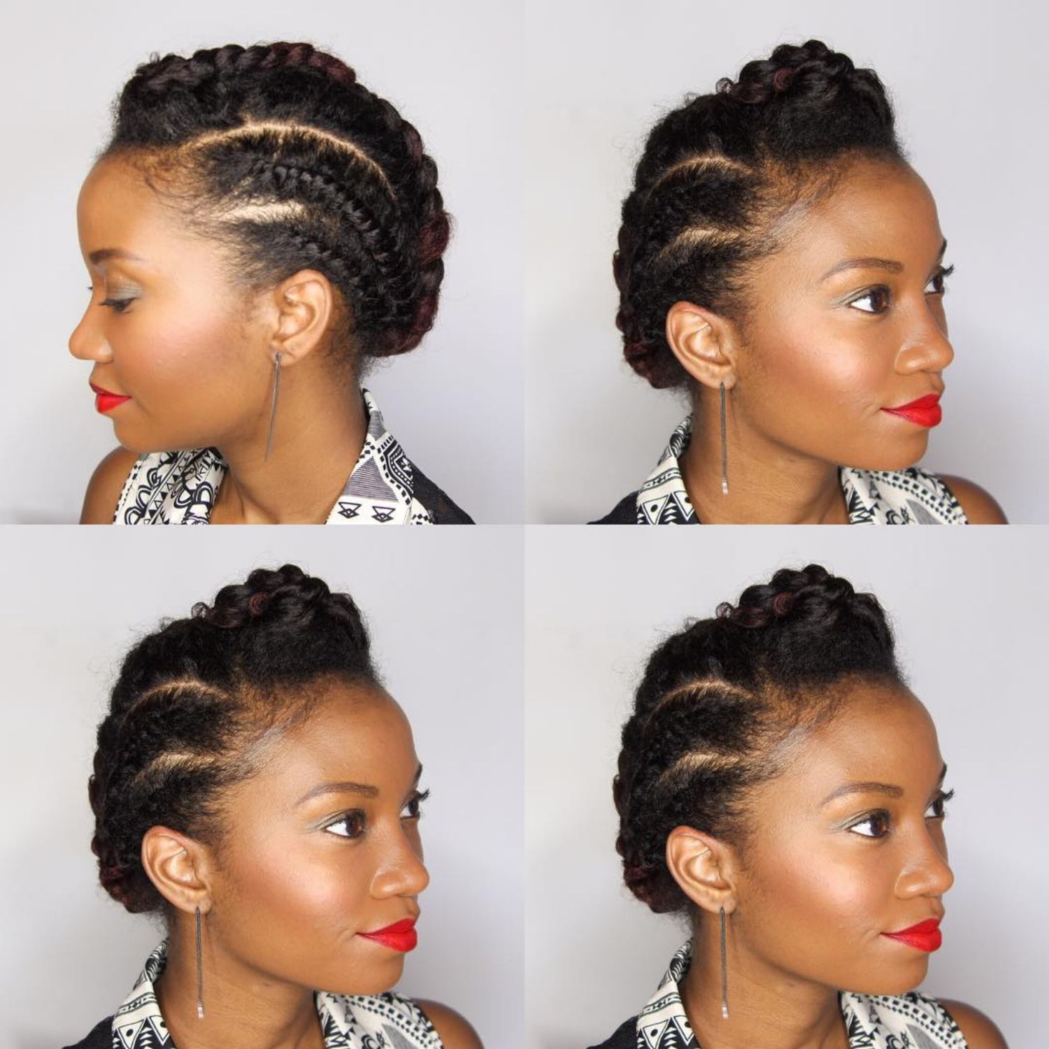 60 Easy and Showy Protective Hairstyles for Natural Hair (499 x 499 Pixel)