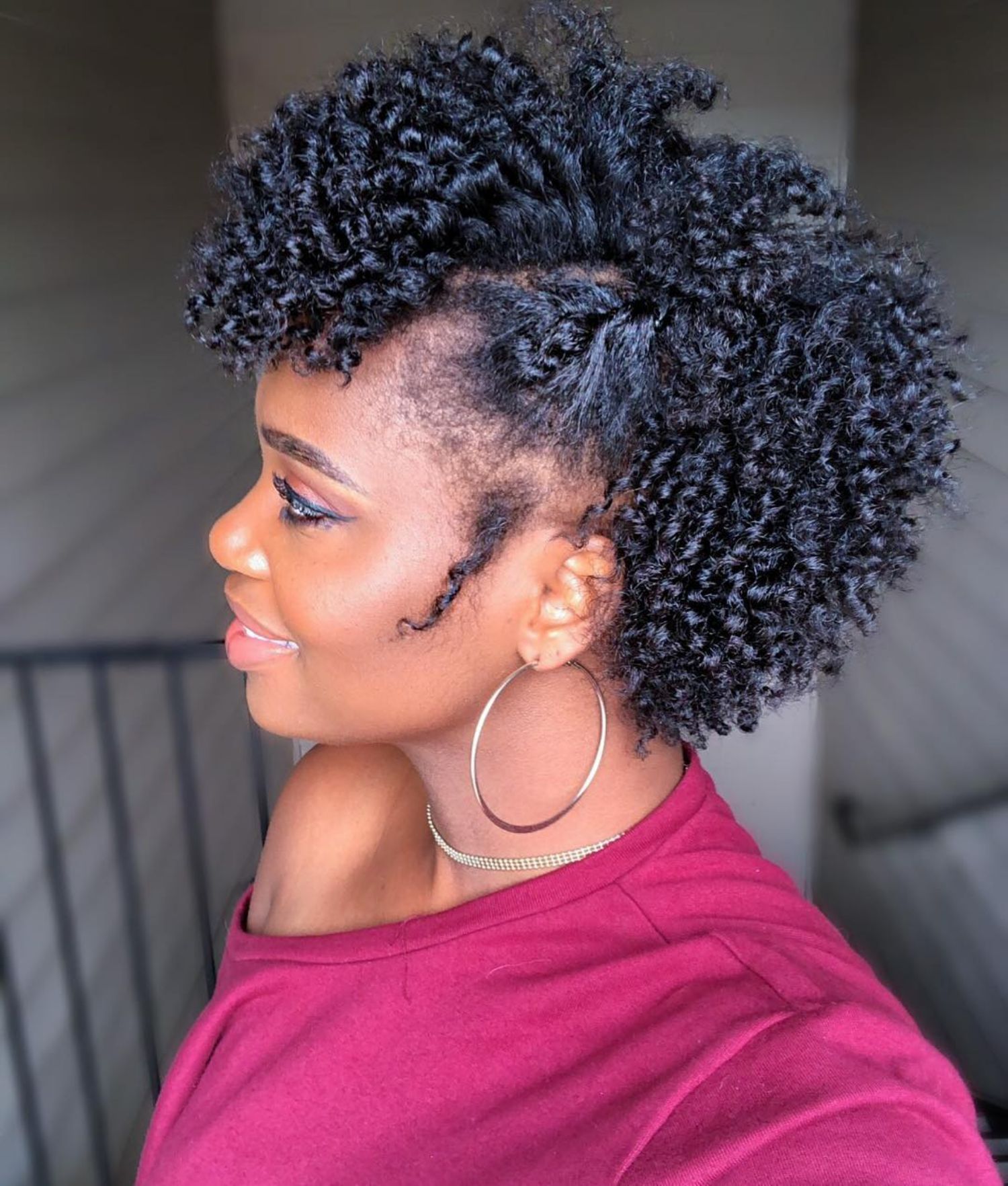 75 Most Inspiring Natural Hairstyles for Short Hair in 2020 (495 x 582 Pixel)