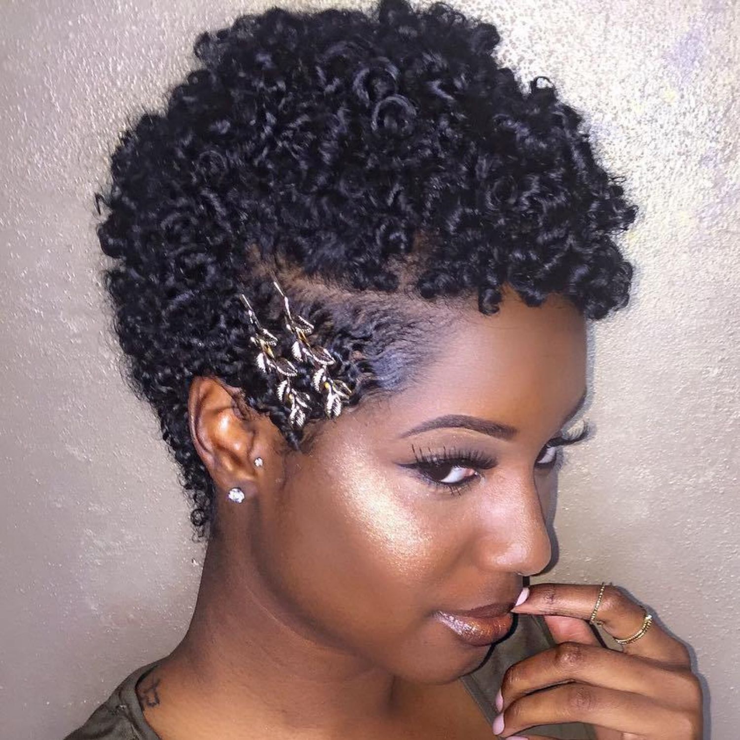 75 Most Inspiring Natural Hairstyles for Short Hair in 2020 (452 x 452 Pixel)