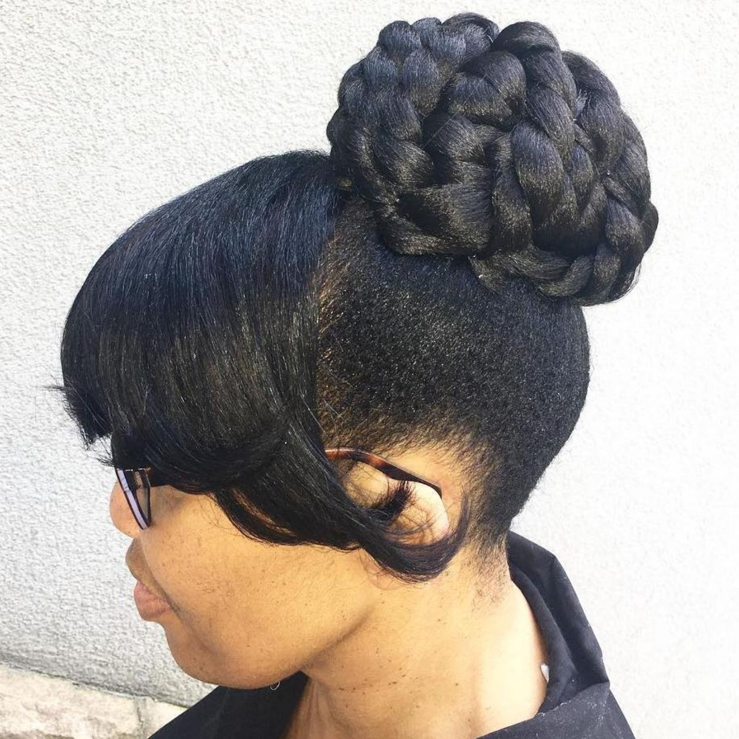 50 Cute Updos for Natural Hair (457 x 457 Pixel)