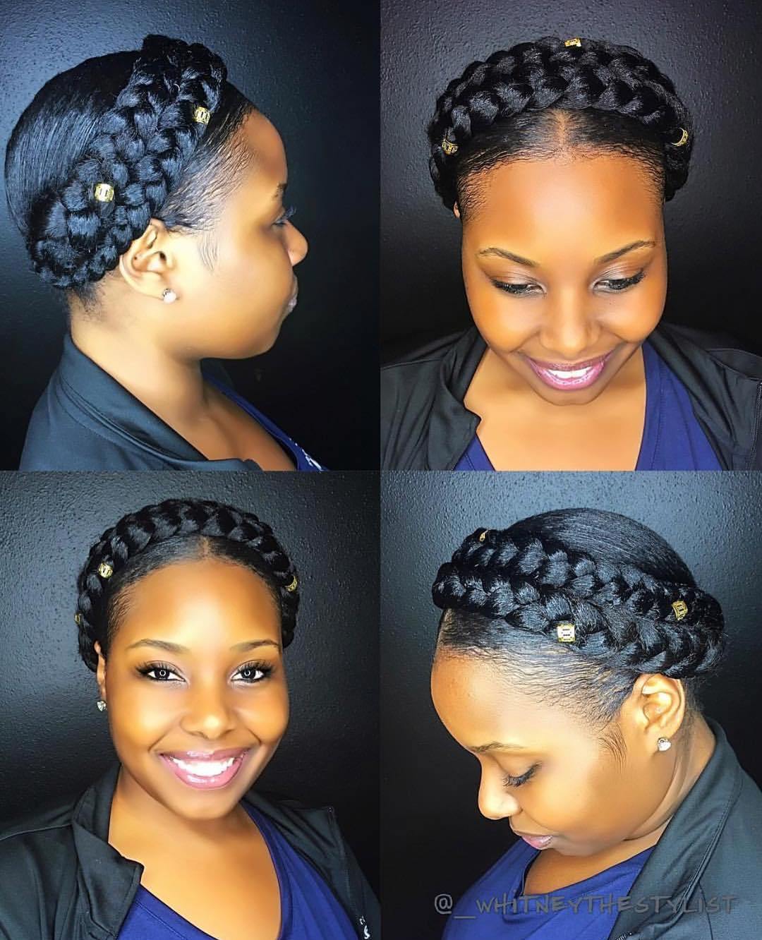 60 Easy and Showy Protective Hairstyles for Natural Hair (499 x 616 Pixel)