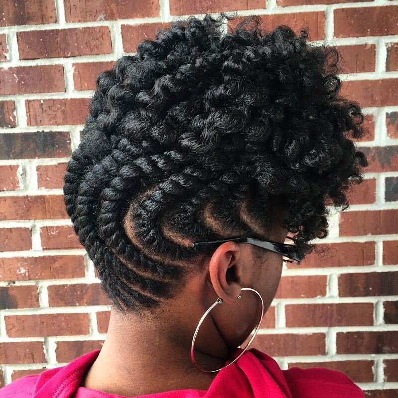 60 Easy and Showy Protective Hairstyles for Natural Hair (500 x 500 Pixel)