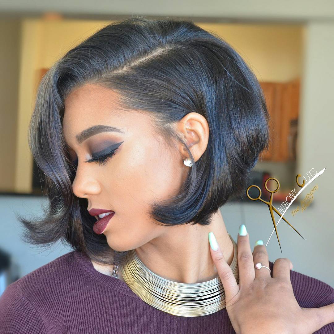 60 Showiest Bob Haircuts for Black Women (500 x 500 Pixel)