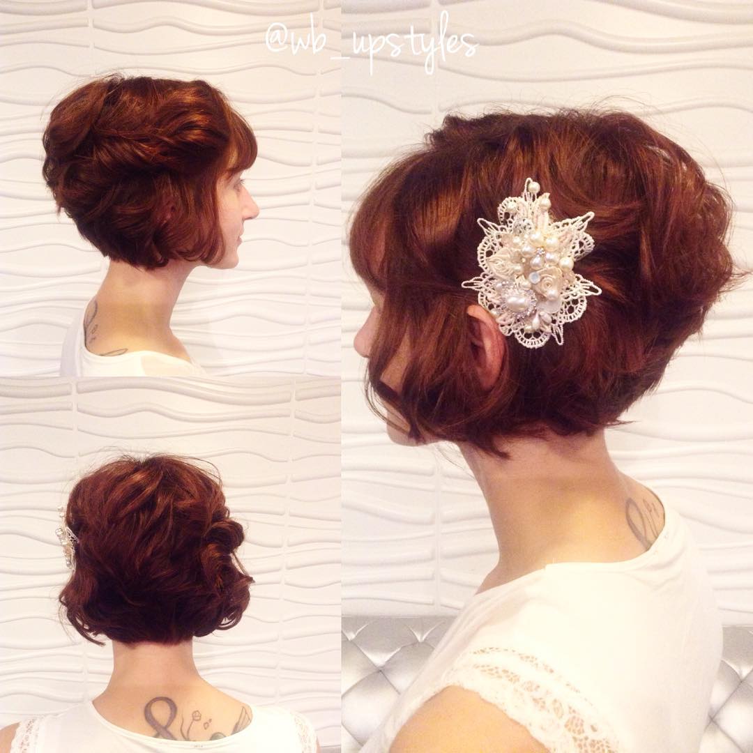 40 Best Short Wedding Hairstyles That Make You Say "Wow!" (1080 x 1080 Pixel)