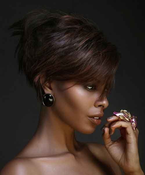 Short Sassy Hairstyles For Black Women