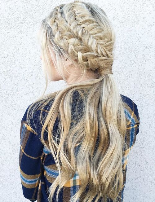 30 Best Dutch Braid Inspired Hairstyles (500 x 652 Pixel)