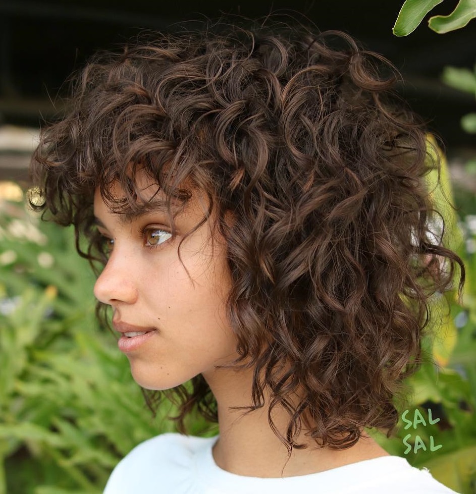 60 Styles and Cuts for Naturally Curly Hair in 2021 (500 x 519 Pixel)