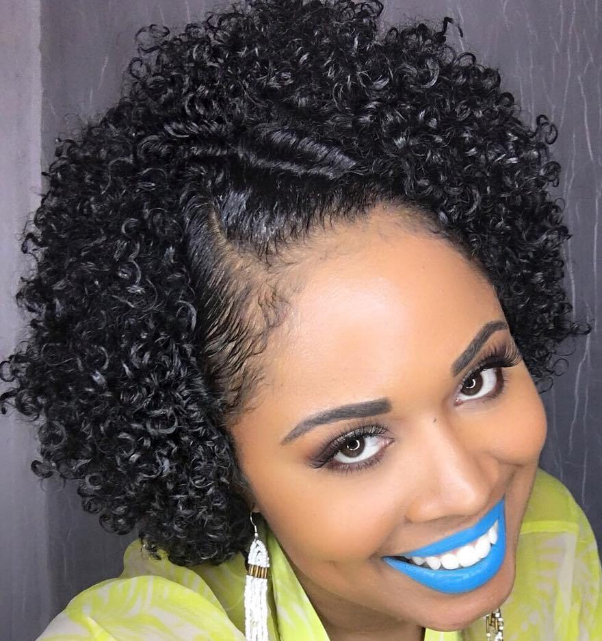 75 Most Inspiring Natural Hairstyles for Short Hair in 2019 (500 x 532 Pixel)