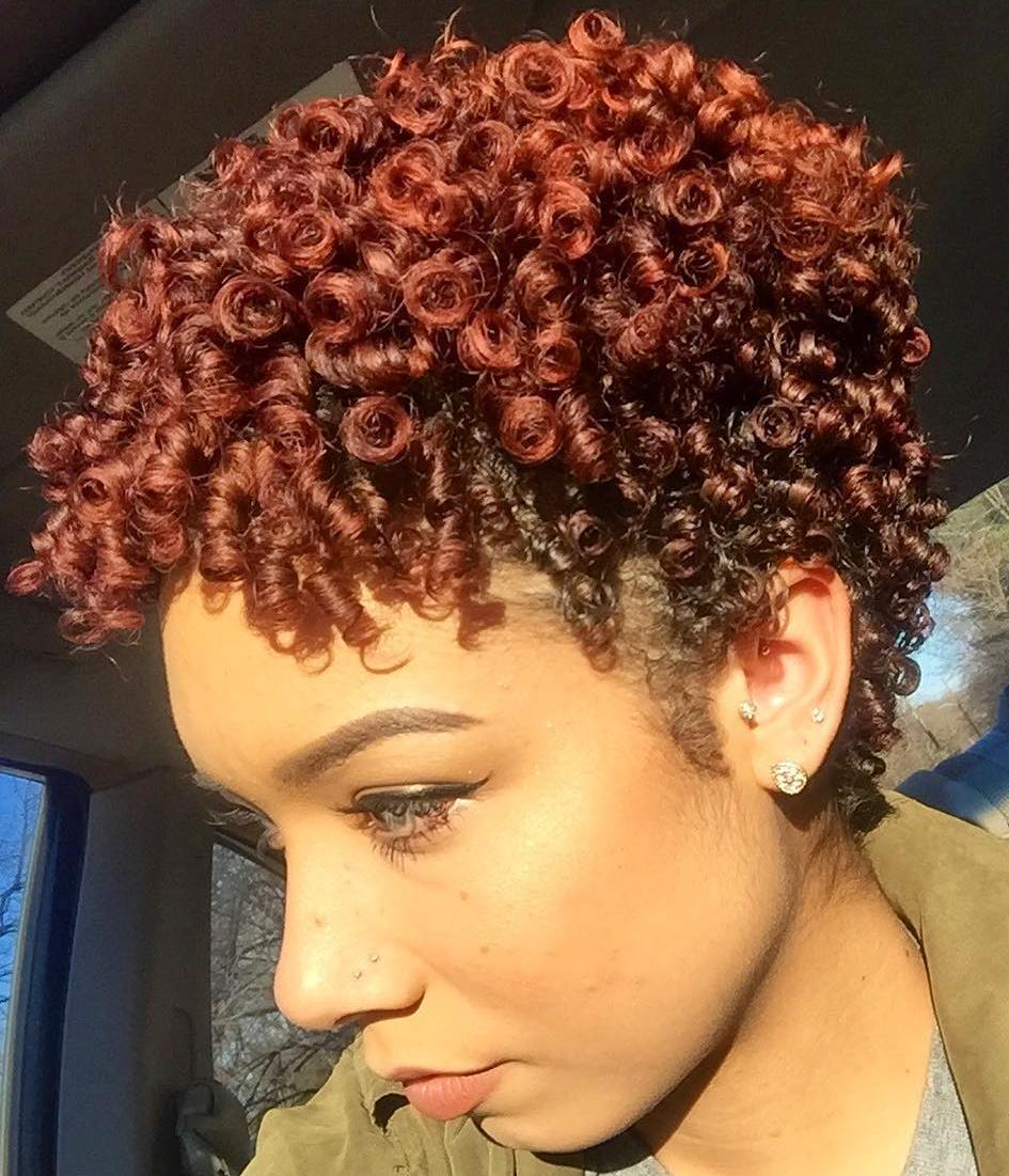 75 Most Inspiring Natural Hairstyles for Short Hair in 2021 (500 x 582 Pixel)