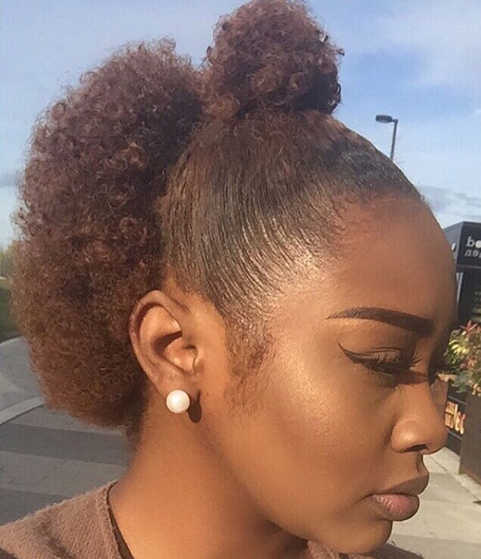 75 Most Inspiring Natural Hairstyles for Short Hair in 2021 (499 x 580 Pixel)