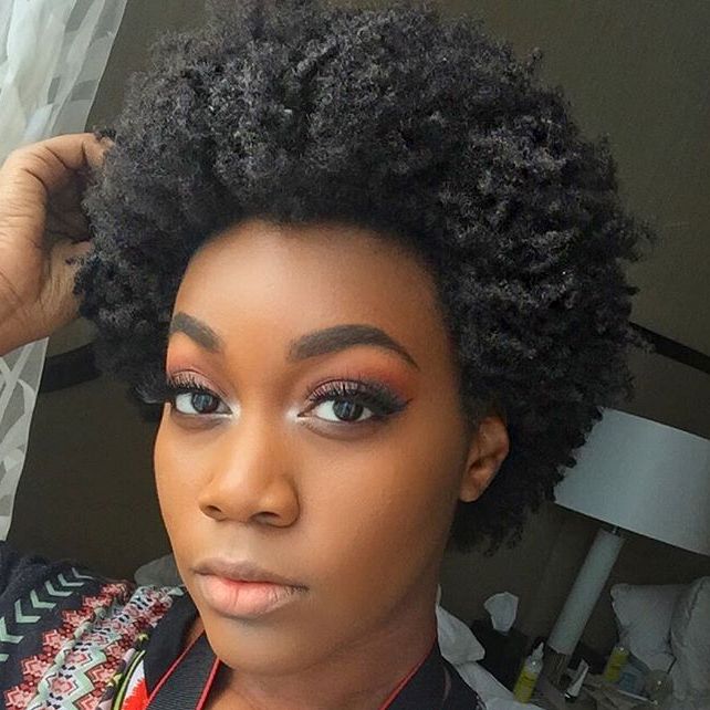 75 Most Inspiring Natural Hairstyles for Short Hair in 2019 (500 x 500 Pixel)