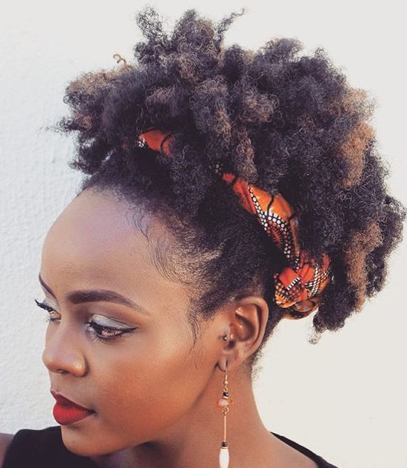 75 Most Inspiring Natural Hairstyles for Short Hair in 2021 (500 x 574 Pixel)