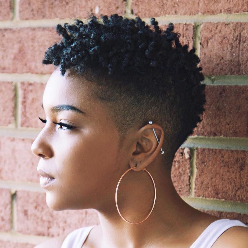 75 Most Inspiring Natural Hairstyles for Short Hair in 2021 (500 x 500 Pixel)