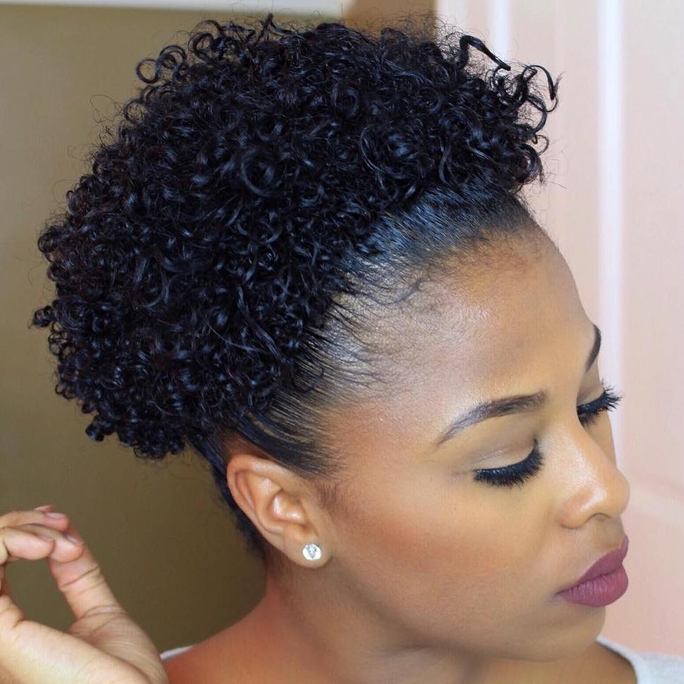 75 Most Inspiring Natural Hairstyles for Short Hair in 2021 (500 x 500 Pixel)
