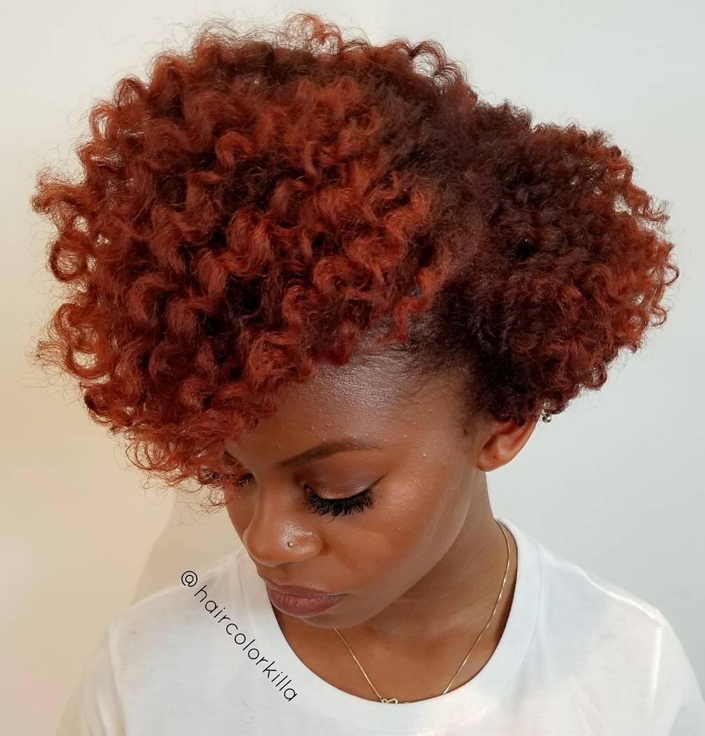 75 Most Inspiring Natural Hairstyles for Short Hair in 2021 (500 x 522 Pixel)