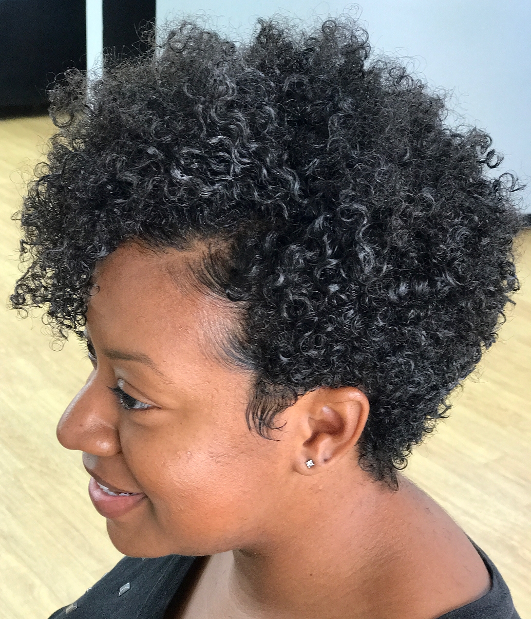 75 Most Inspiring Natural Hairstyles for Short Hair in 2021 (500 x 582 Pixel)