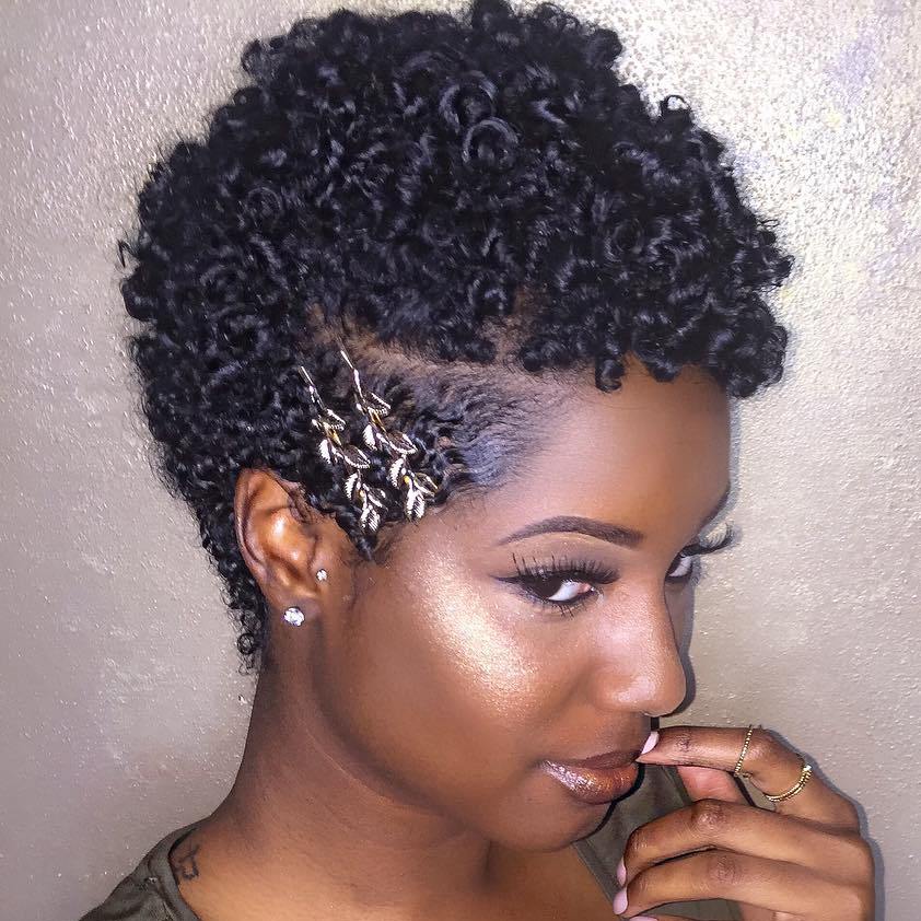 75 Most Inspiring Natural Hairstyles for Short Hair in 2021 (500 x 500 Pixel)