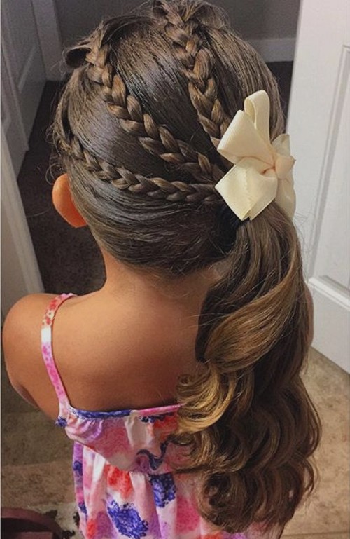 40 Cool Hairstyles for Little Girls on Any Occasion (500 x 769 Pixel)