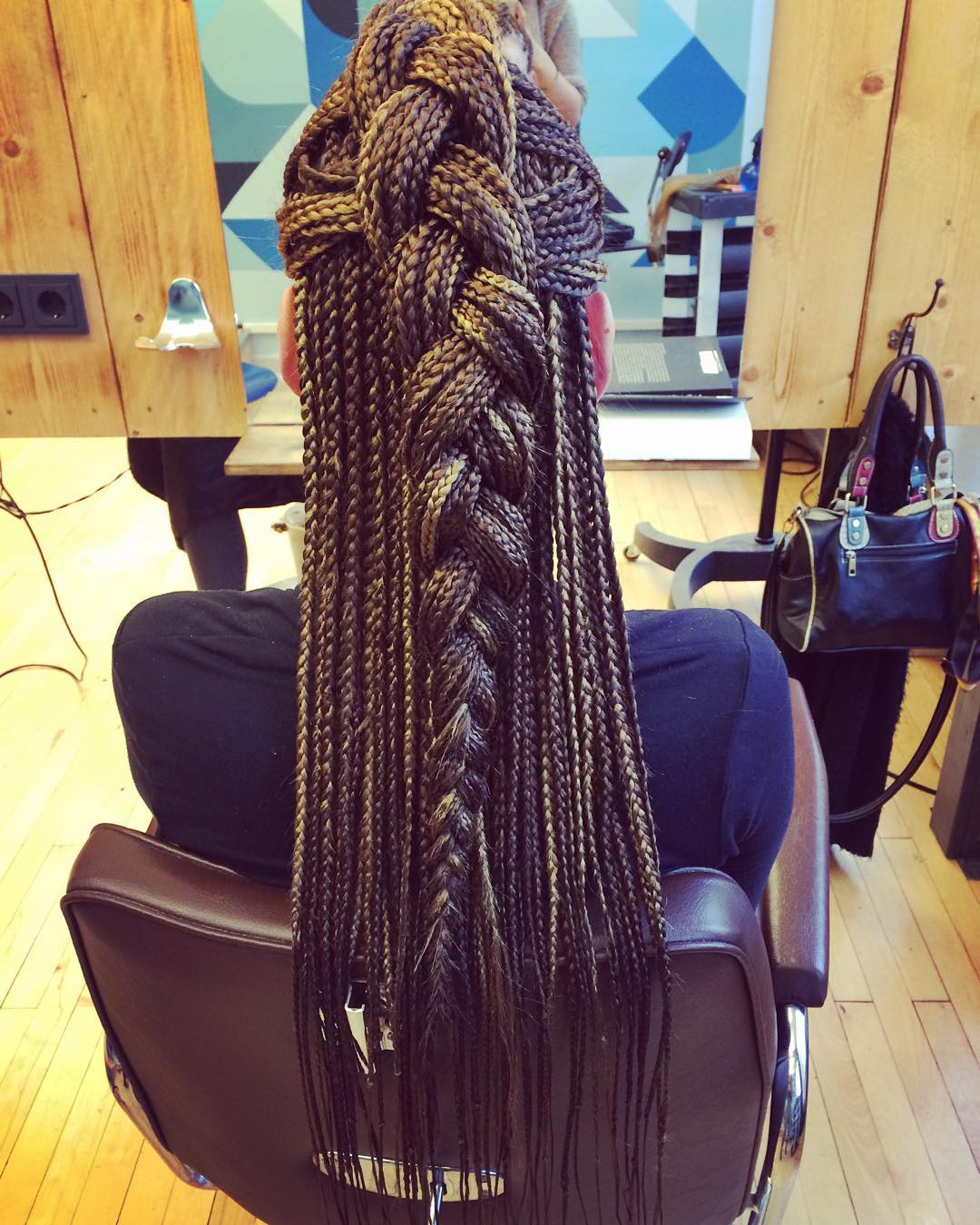 Top 20 Box Braids Updo Hairstyles (1080 x 1350 Pixel)