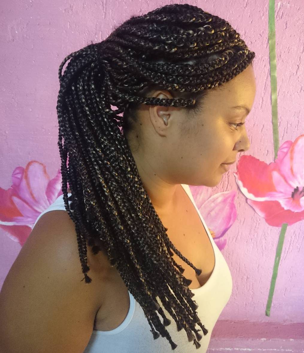 Top 20 Box Braids Updo Hairstyles (1015 x 1181 Pixel)