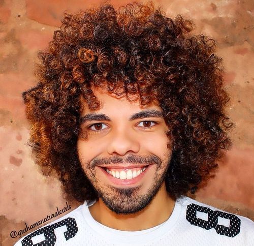 40 Stirring Curly Hairstyles for Black Men (500 x 484 Pixel)