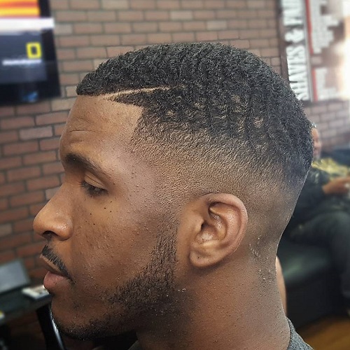 50 Stylish Fade Haircuts for Black Men in 2021 (500 x 500 Pixel)