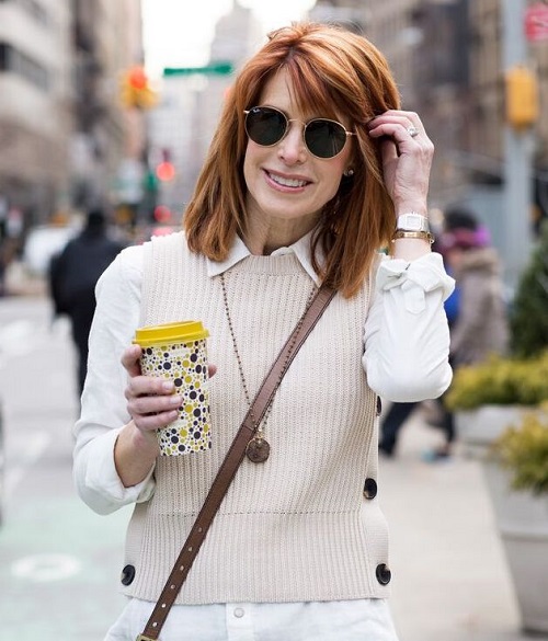 50 Modern Haircuts for Women over 50 with Extra Zing (500 x 585 Pixel)