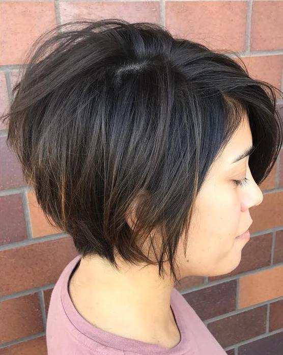 Short Choppy Hairstyles For Thick Hair Images