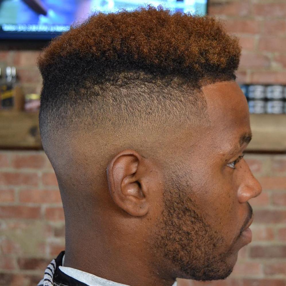 50 Stylish Fade Haircuts for Black Men in 2018 (500 x 500 Pixel)