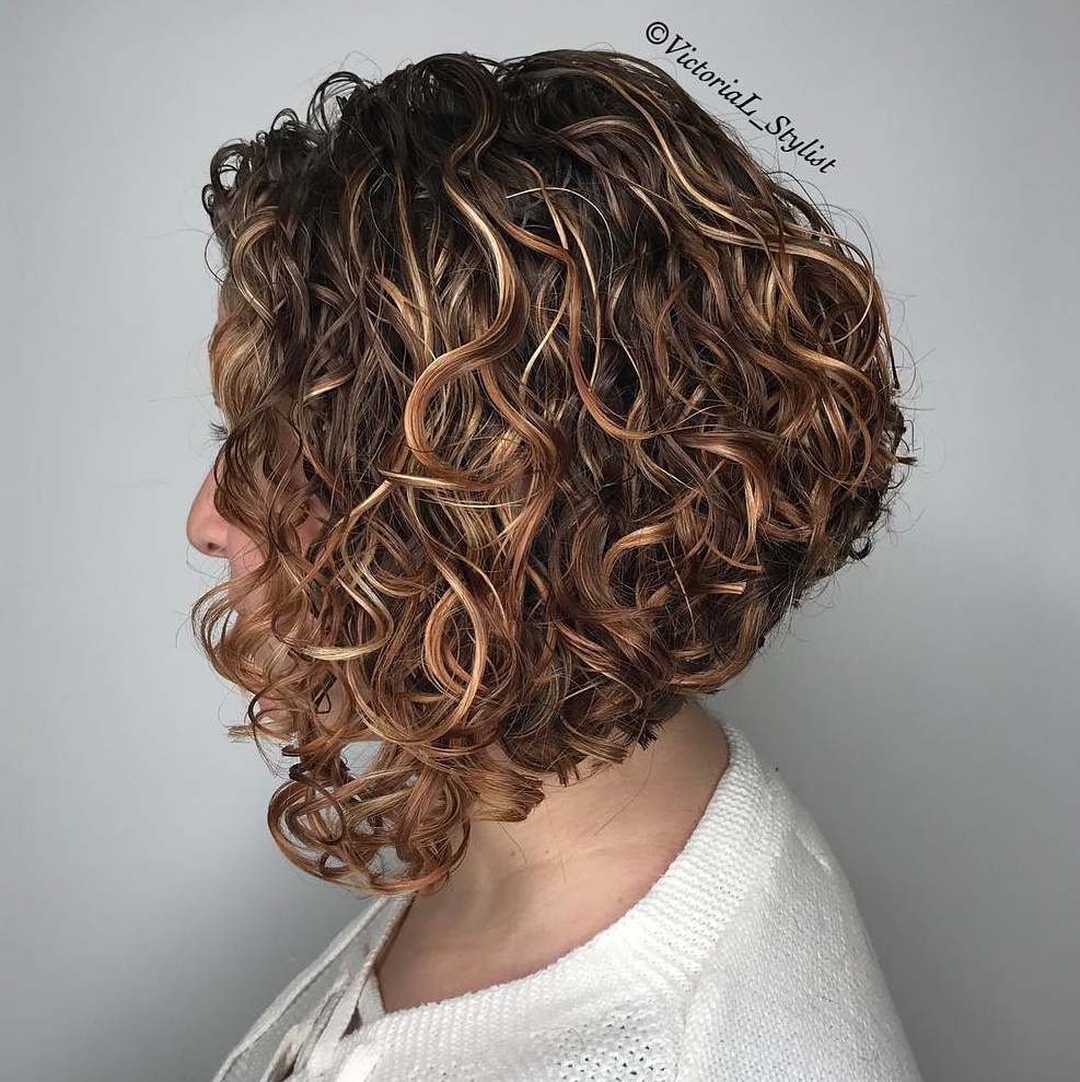 65 Different Versions of Curly Bob Hairstyle (500 x 501 Pixel)