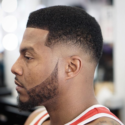 50 Stylish Fade Haircuts for Black Men in 2021 (500 x 500 Pixel)