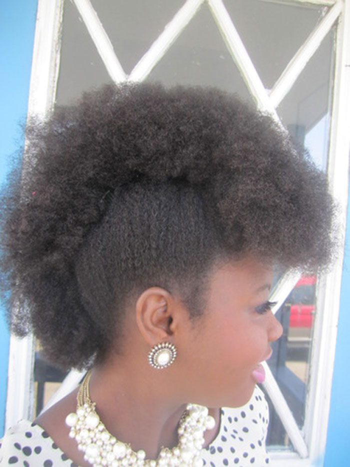 Natural Hair Mohawk