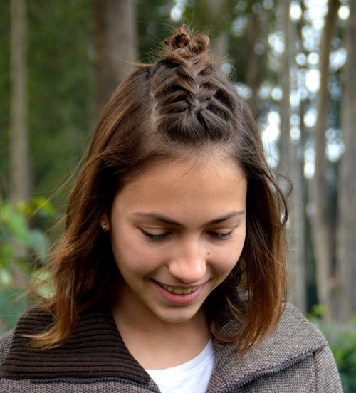 40 Cute and Cool Hairstyles for Teenage Girls (500 x 552 Pixel)