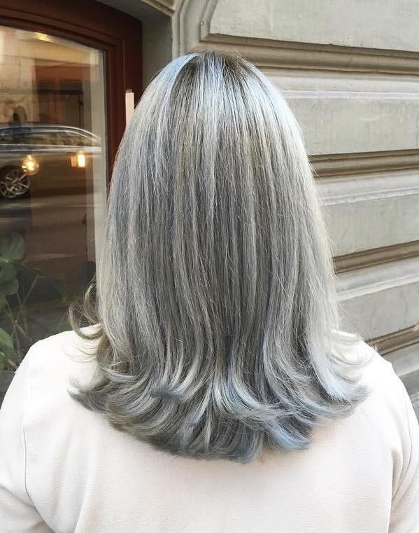 Hairstyles For Gray Haired Woman