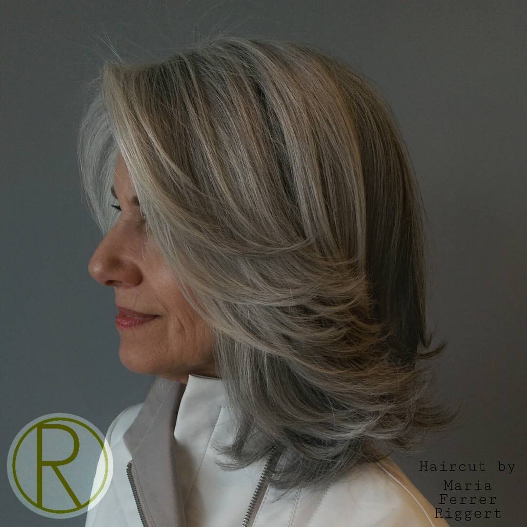 65 Gorgeous Hairstyles for Gray Hair (499 x 499 Pixel)