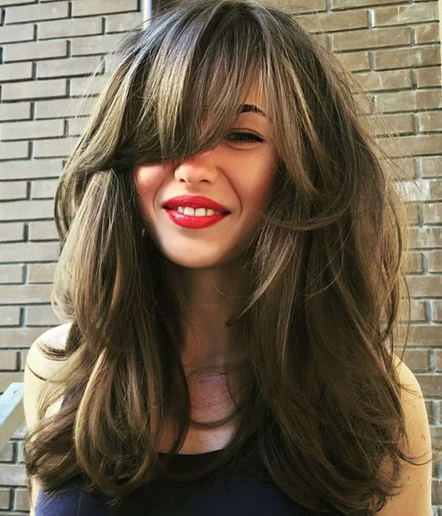 40 Side-Swept Bangs to Sweep You off Your Feet (500 x 584 Pixel)