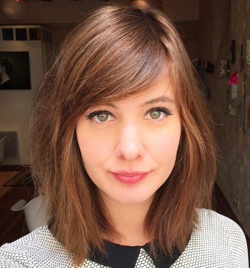 Long Swept Bangs