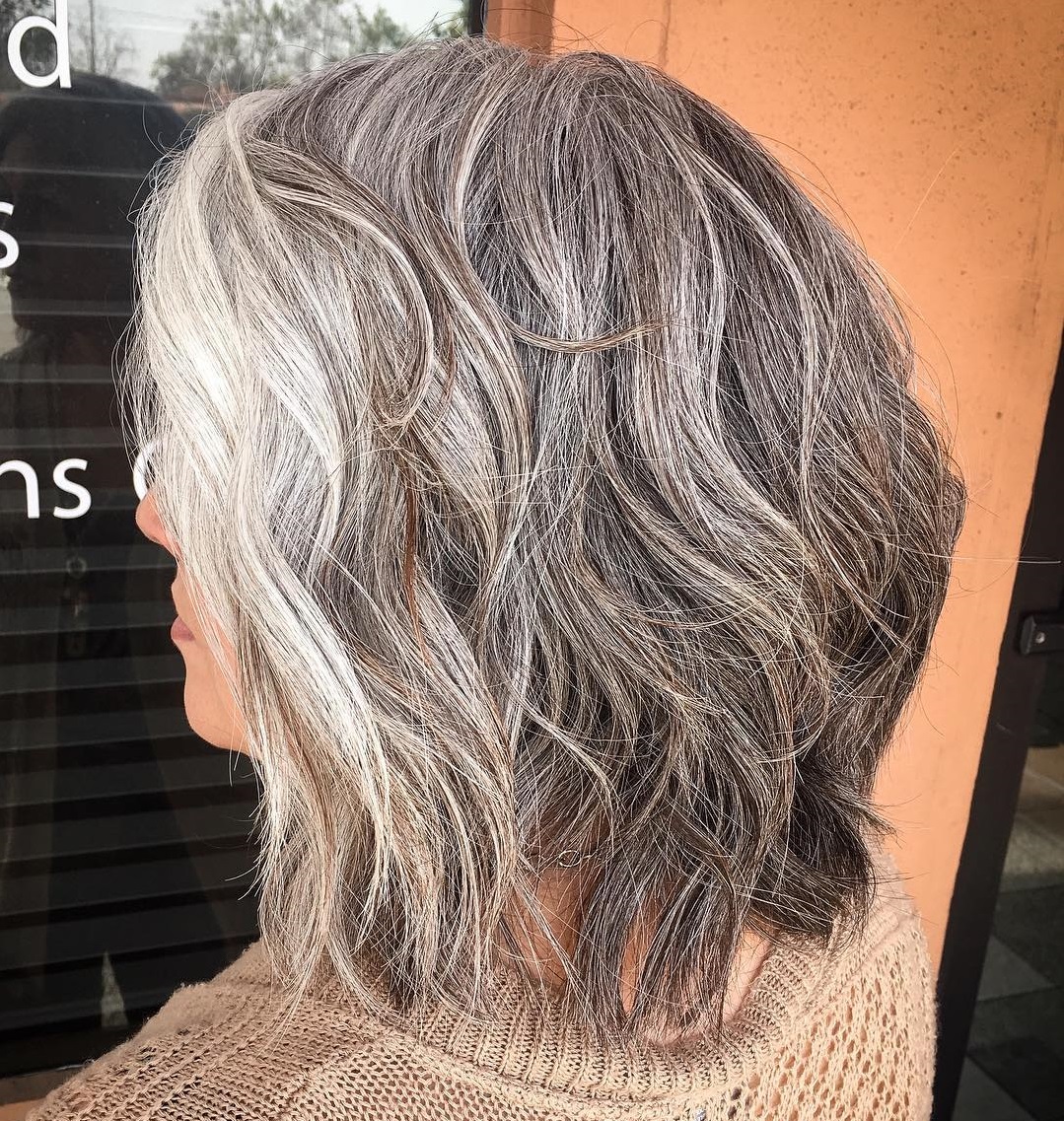 65 Gorgeous Hairstyles for Gray Hair (500 x 526 Pixel)