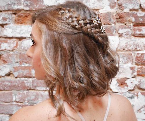 50 Hottest Prom Hairstyles for Short Hair (500 x 419 Pixel)