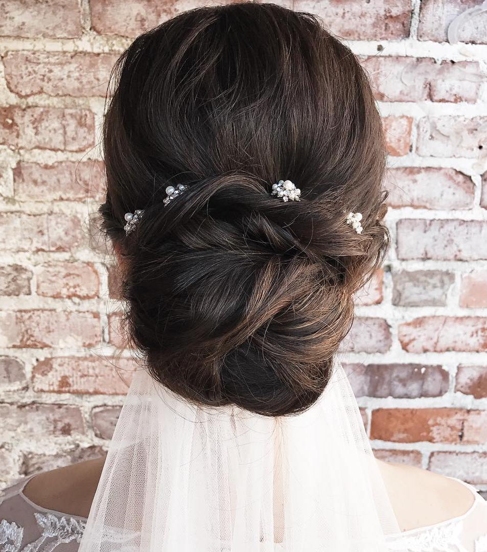 40 Gorgeous Wedding Hairstyles for Long Hair (500 x 567 Pixel)