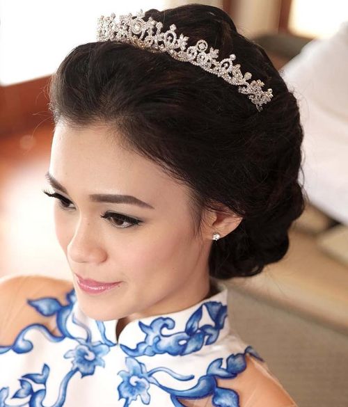 40 Gorgeous Wedding Hairstyles for Long Hair (500 x 585 Pixel)