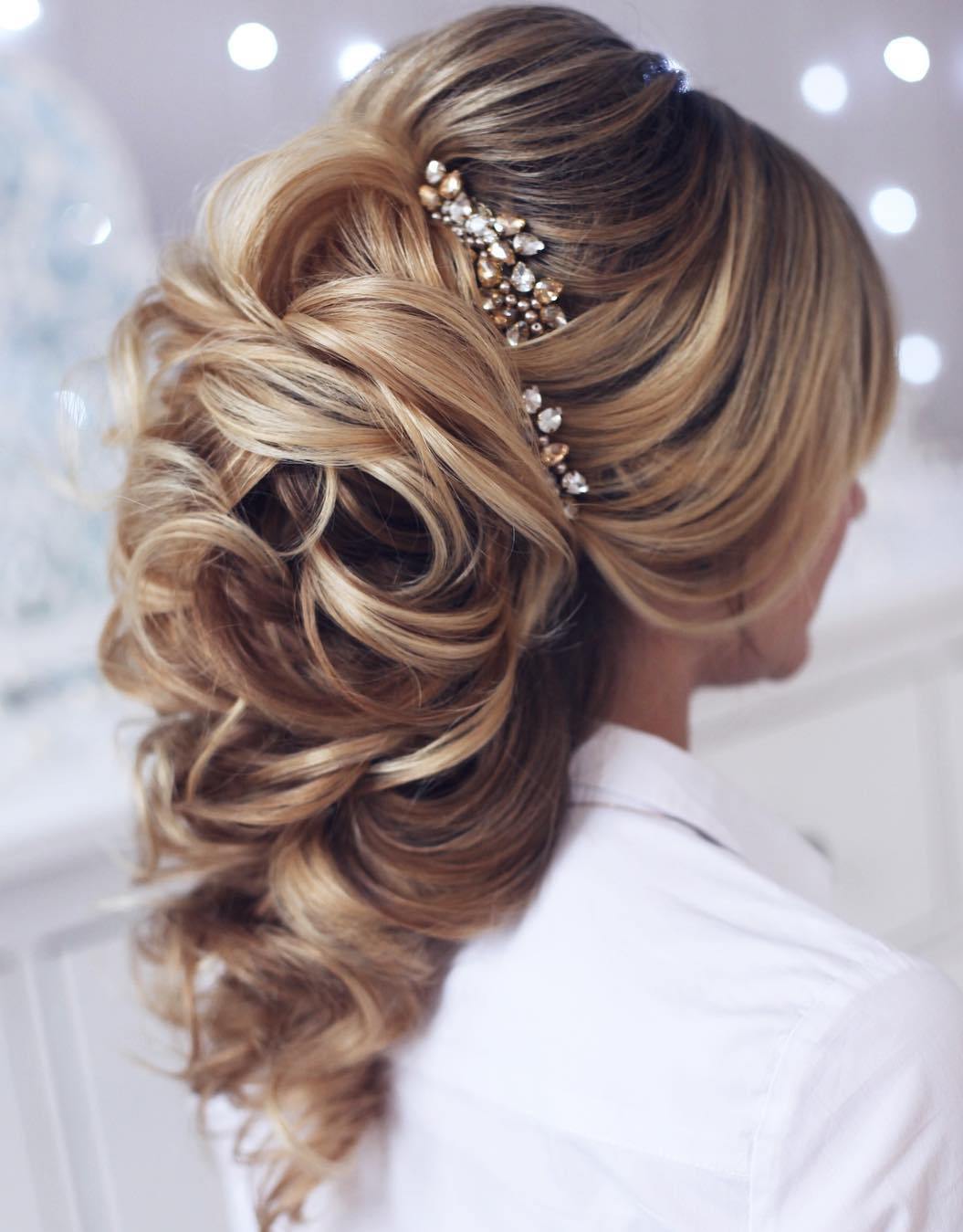 40 Gorgeous Wedding Hairstyles for Long Hair (500 x 639 Pixel)