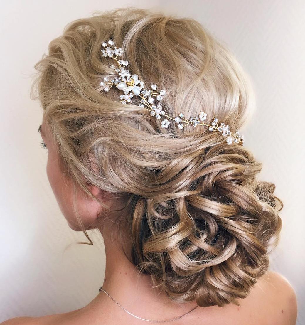 40 Gorgeous Wedding Hairstyles for Long Hair (500 x 533 Pixel)