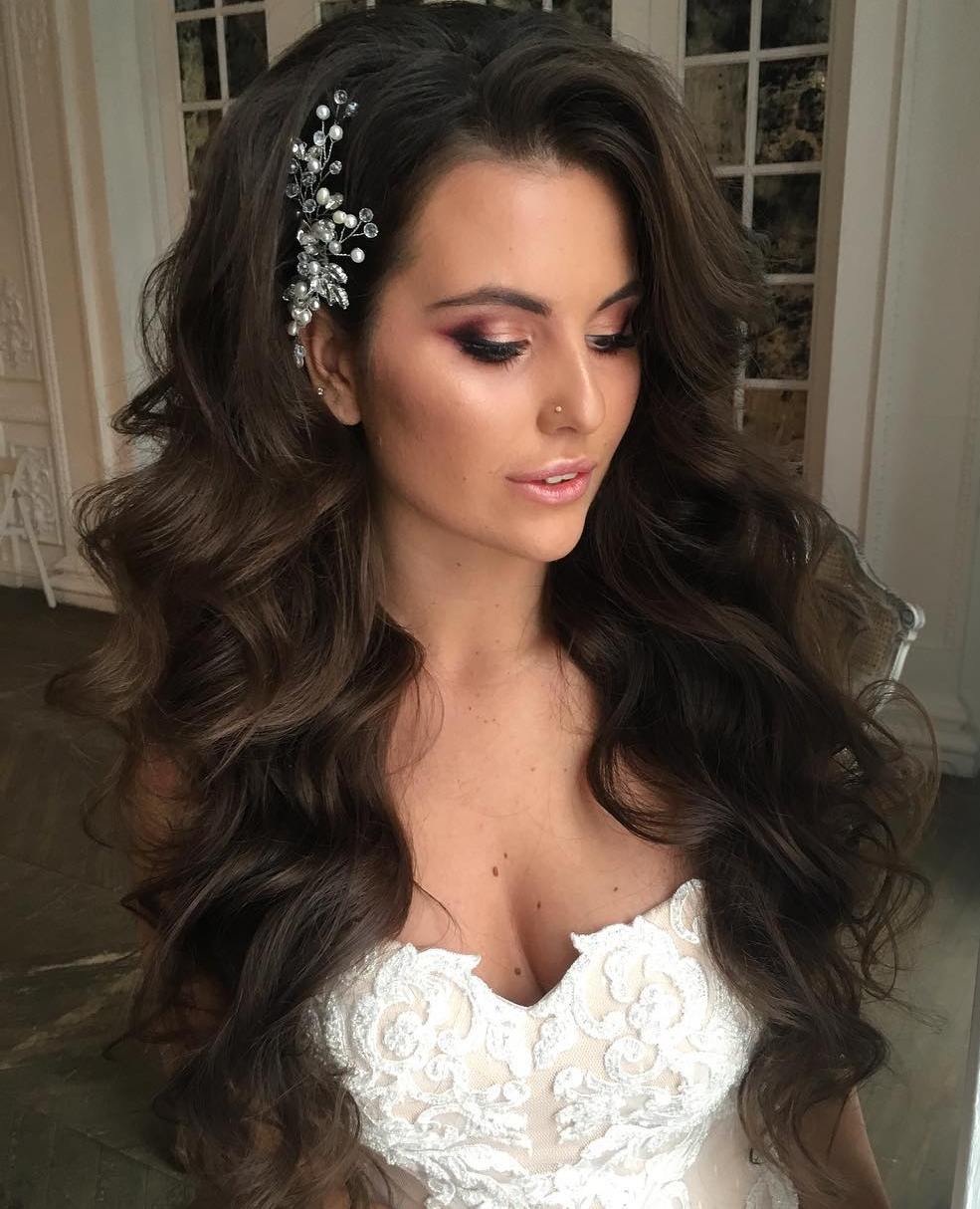 40 Gorgeous Wedding Hairstyles for Long Hair (500 x 616 Pixel)