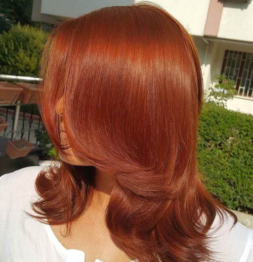 40 Red Hair Color Ideas - Bright and Light Red, Amber ... (500 x 518 Pixel)