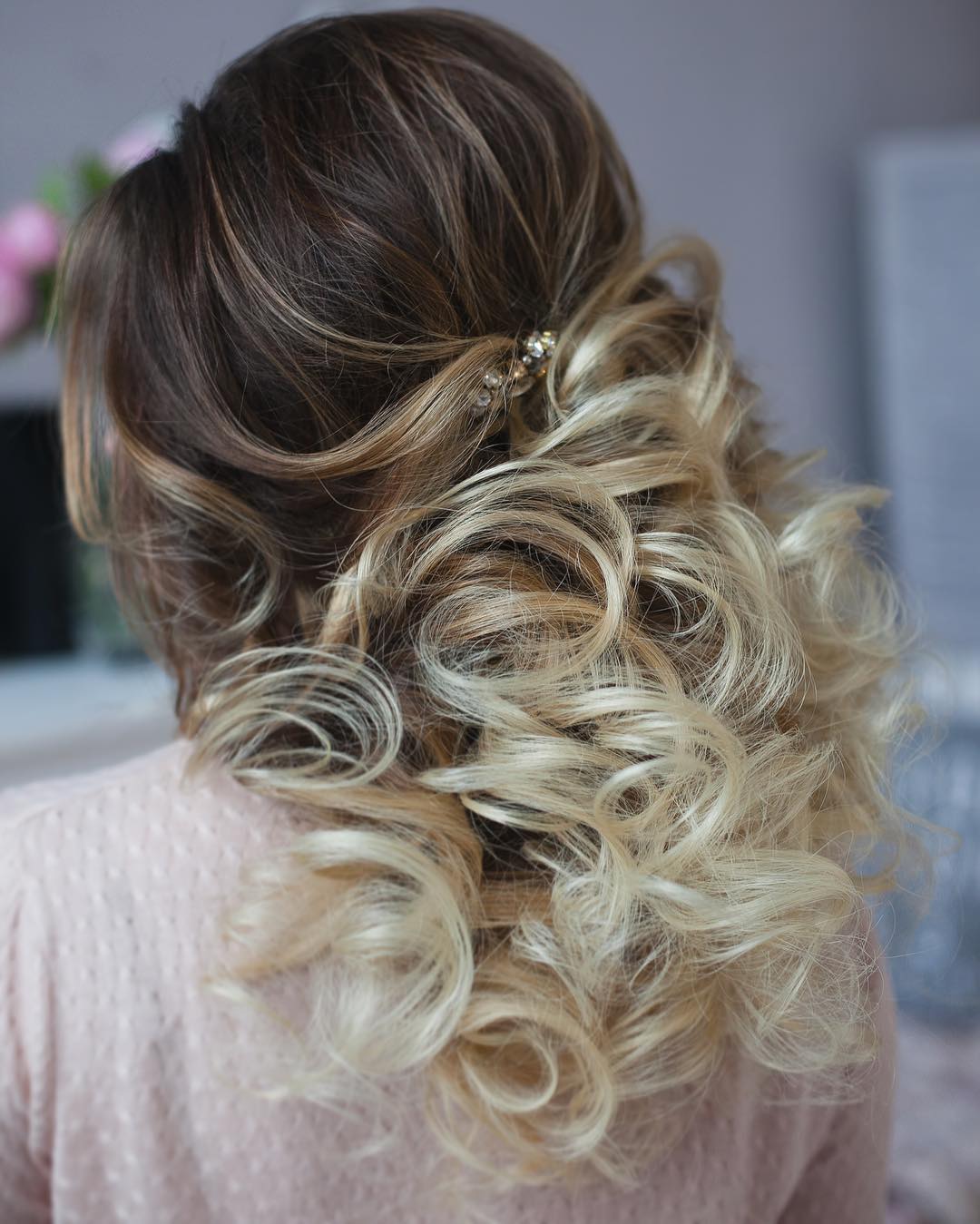 Half Up Half Down Wedding Hairstyles - 50 Stylish Ideas ... (500 x 625 Pixel)